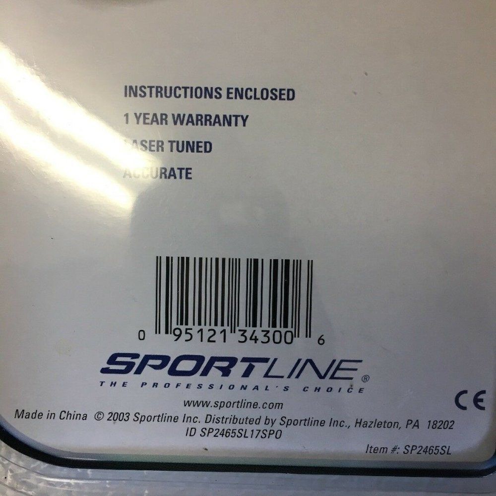 2003 Sportline Talking Calorie Counter Pedometer - Picture 7 of 7